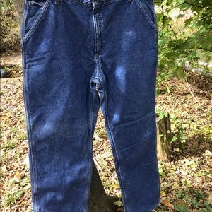 Fleece-lined Carhartt, dungaree fit